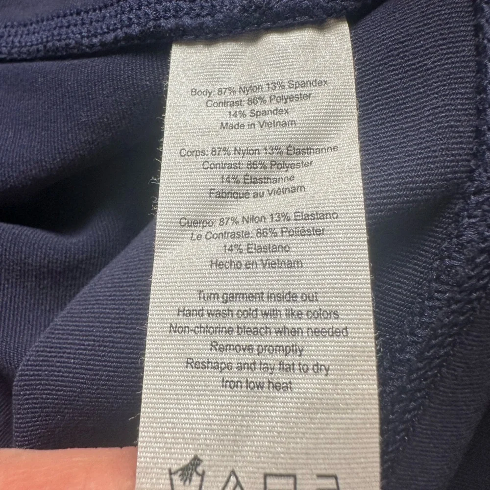 ALO navy low rise leggings. Size small
